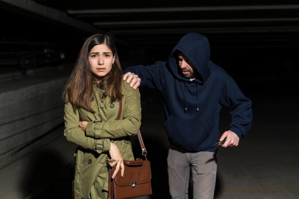 Die Straftat Raubüberfall kommt häufig vor.